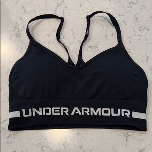 Under Armour Black and White Sports Bra